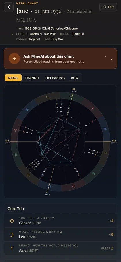MingAI mobile app